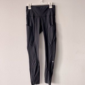 Lululemon High-Rise Tight 28" Black like new